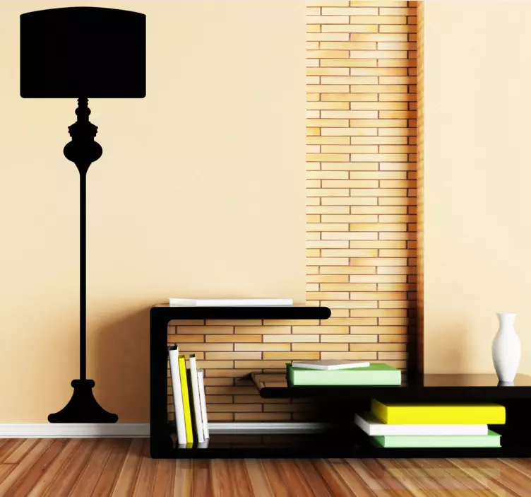 Floor Lamp Wall Sticker - TenStickers