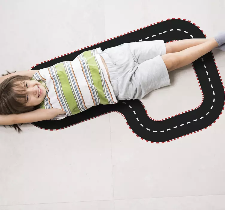 Floor streets floor sticker - TenStickers