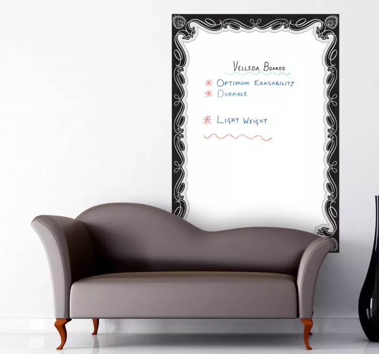 Frame Whiteboard Sticker for you - TenStickers