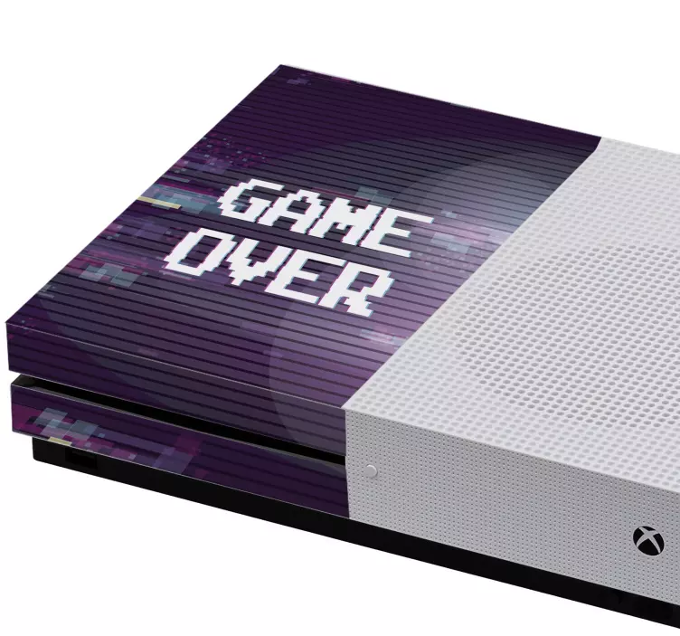 Game with glitch effect xbox skin - TenStickers