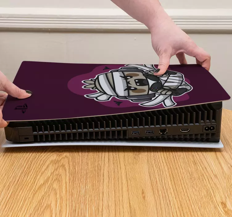 Gaming cartoon PS5 sticker - TenStickers