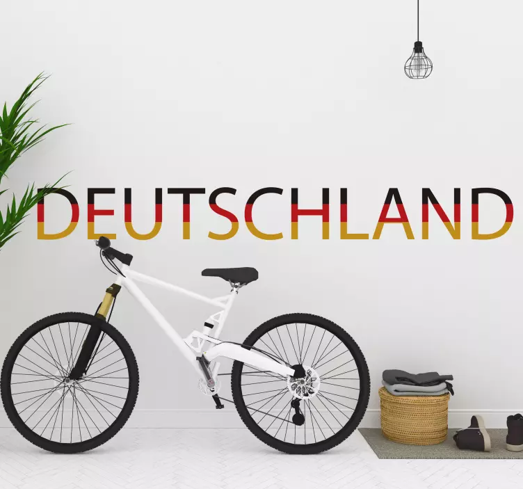 German flag Car vinyl Sticker - TenStickers