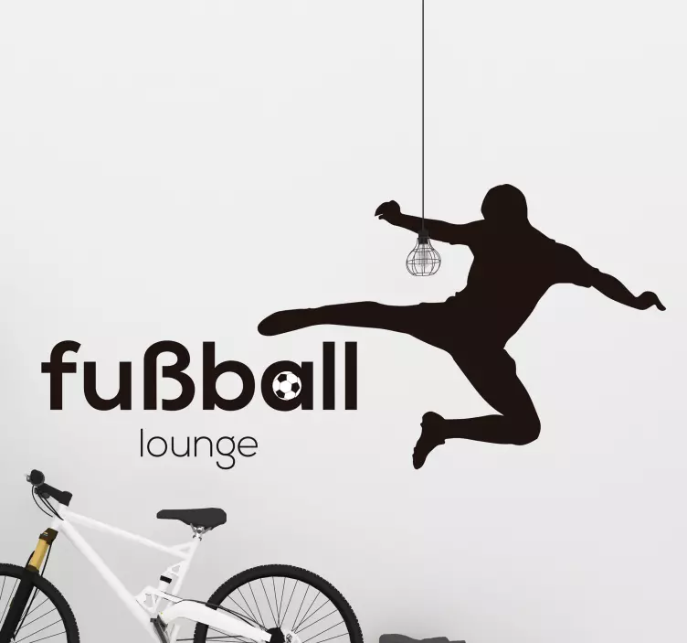 German football football wall sticker - TenStickers