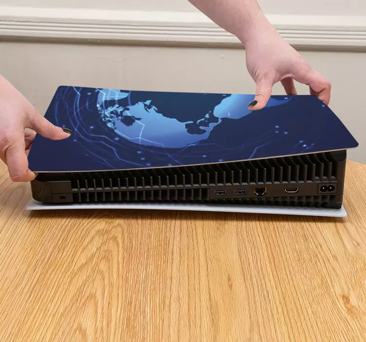 Global technology  PS5 decal - TenStickers