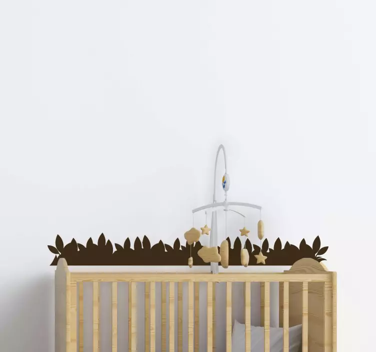 Grass and wheat plant wall sticker - TenStickers