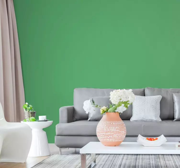 Green plain color sheet vinyl - TenStickers