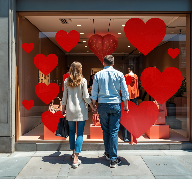 heart pack valentine's sticker - TenStickers