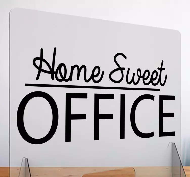 Home Sweet office window decal - TenStickers