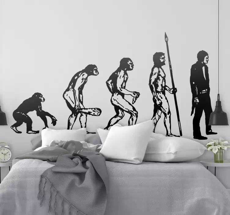 Human Evolution Wall Sticker - TenStickers