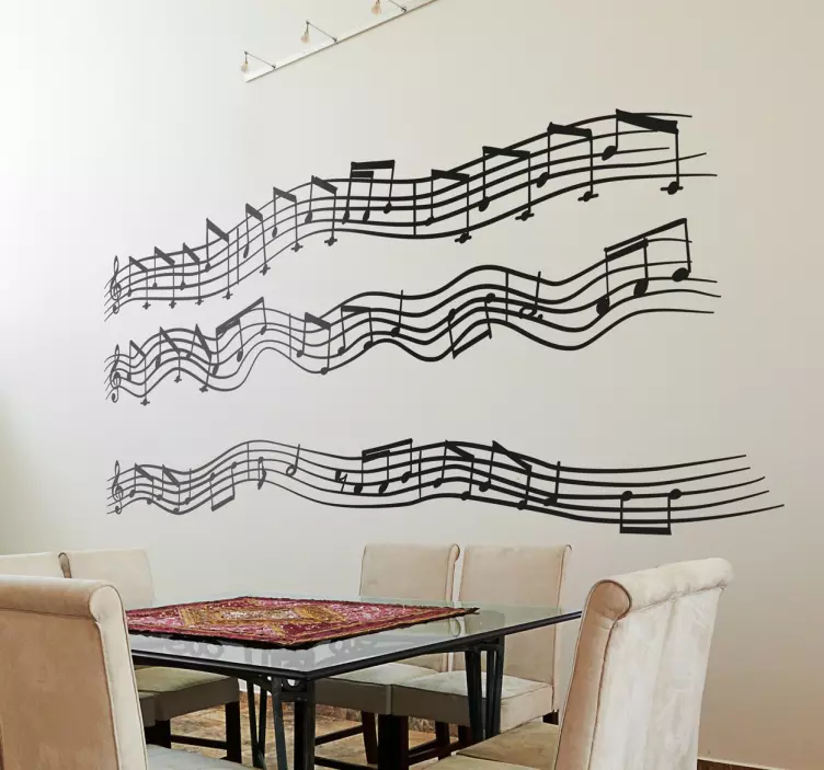 Imagine Score Wall Sticker - TenStickers