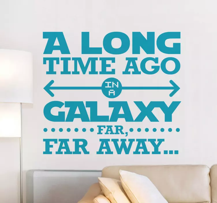 In a Galaxy Far Away Star Wars Sticker - TenStickers