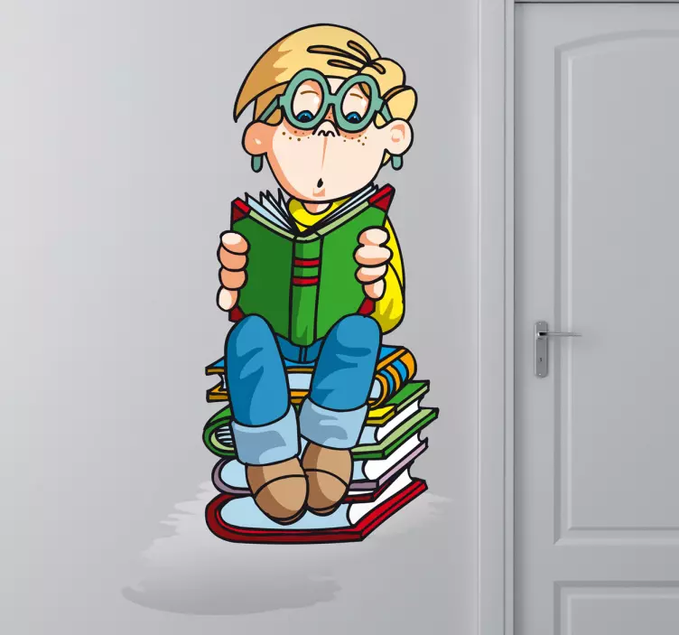 Intelligent Geek Kids Sticker - TenStickers