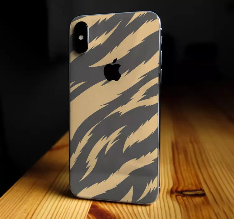 Iphone sticker fierce animal print - TenStickers