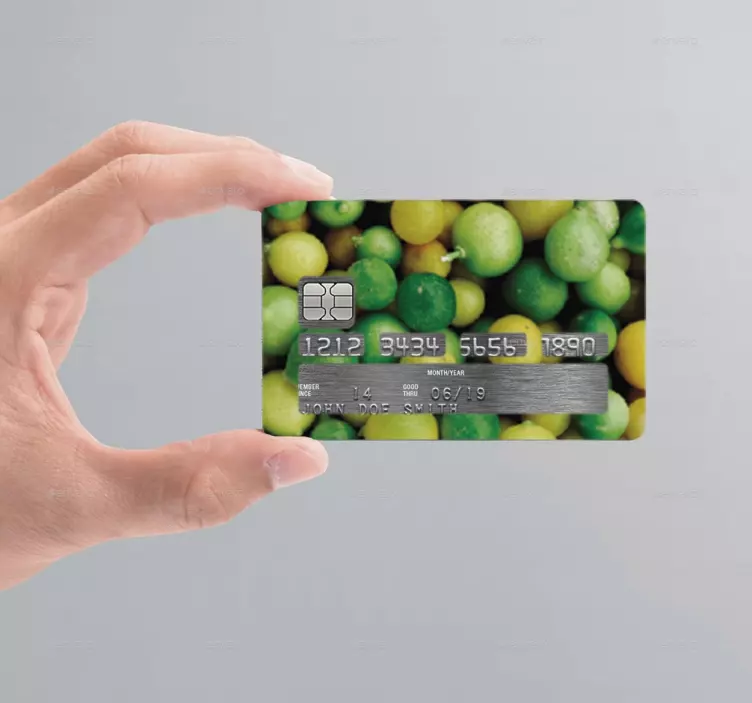 Lemons Credit Card Sticker - TenStickers