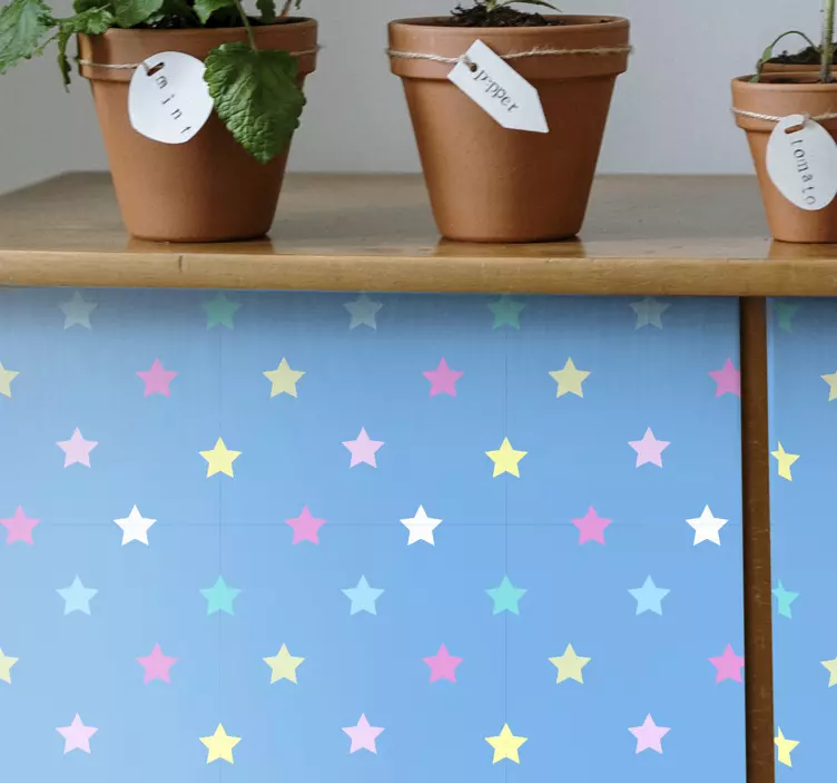 Little stars kallax furniture decal - TenStickers