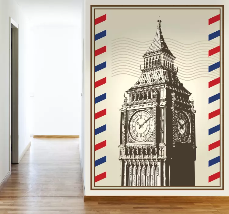 London Big Ben Wall Sticker - TenStickers