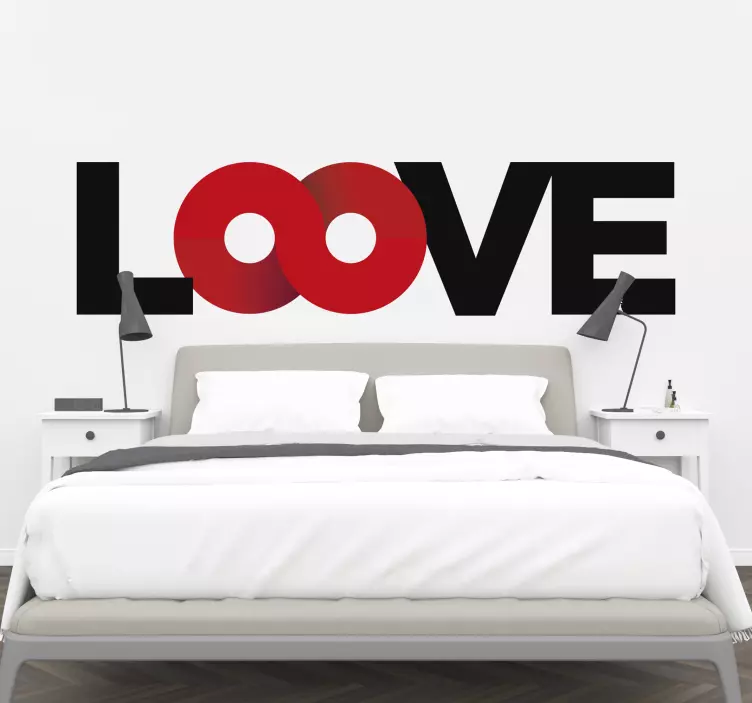 Loove  decorative wall sticker - TenStickers