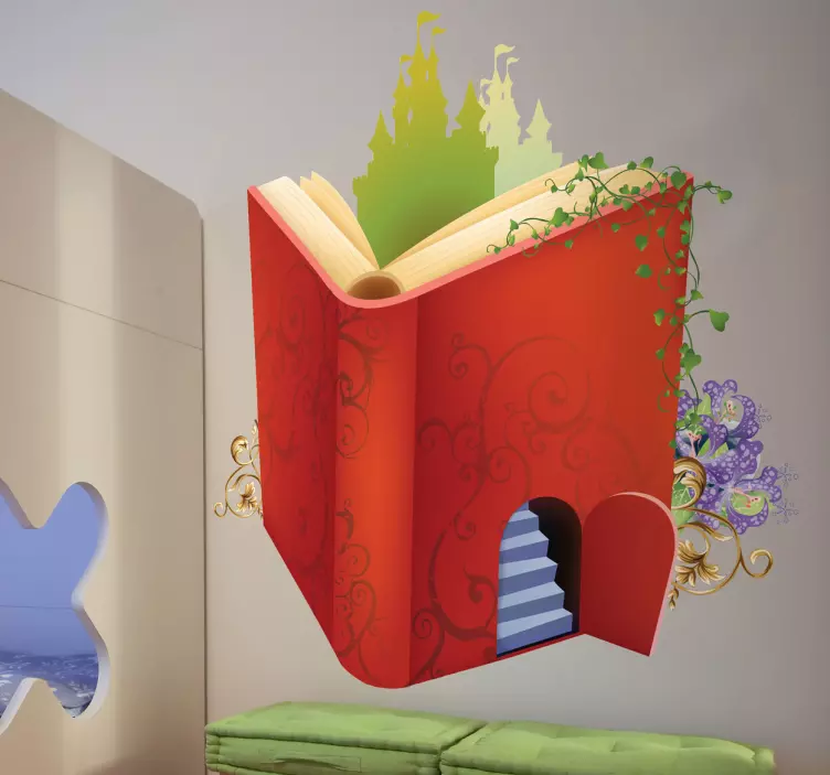 Magic Book kids wall sticker - TenStickers