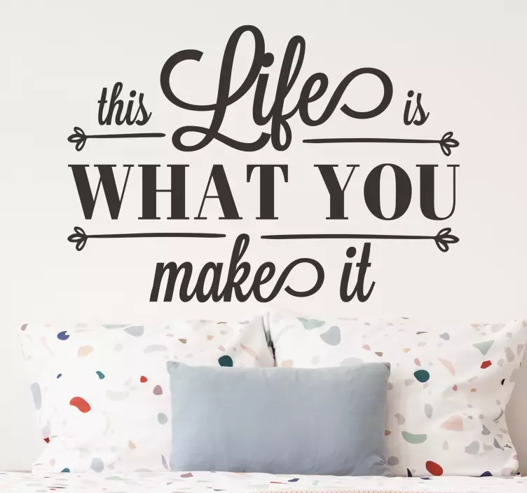 Marilyn Monroe Life Living Room Wall Decor - TenStickers