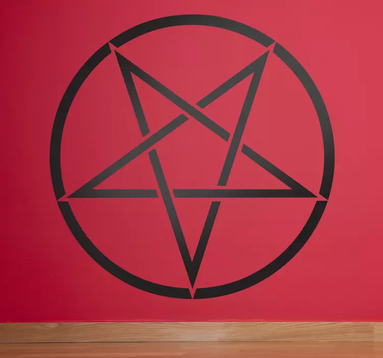 Mark of the Devil Star Sticker - TenStickers