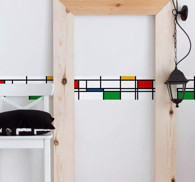 minimalist colors wall art sticker - TenStickers