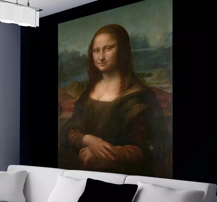Mona Lisa wall art sticker - TenStickers