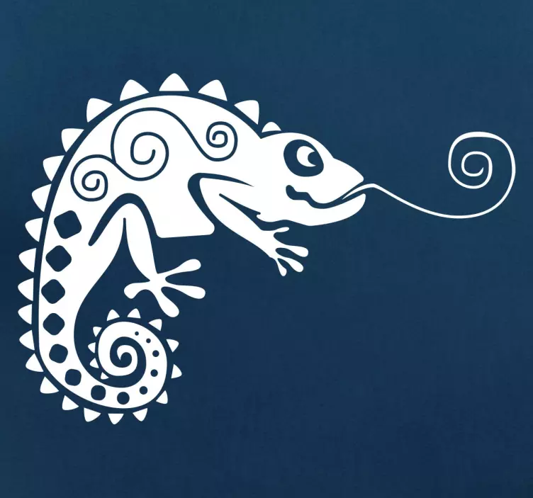 Mono-Colour Chameleon Sticker - TenStickers