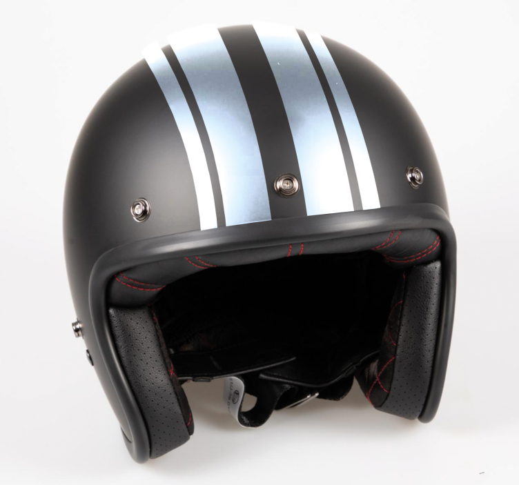 Monocolor racing lines motorcycle sticker - TenStickers