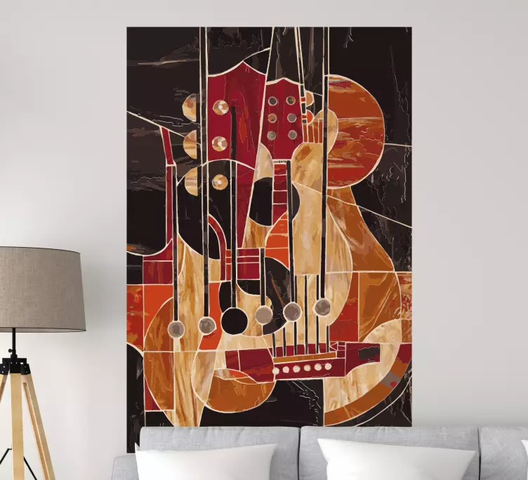 Mosaic design wall sticker - TenStickers