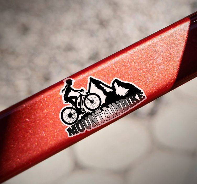 Off-road bicycle bike sticker - TenStickers