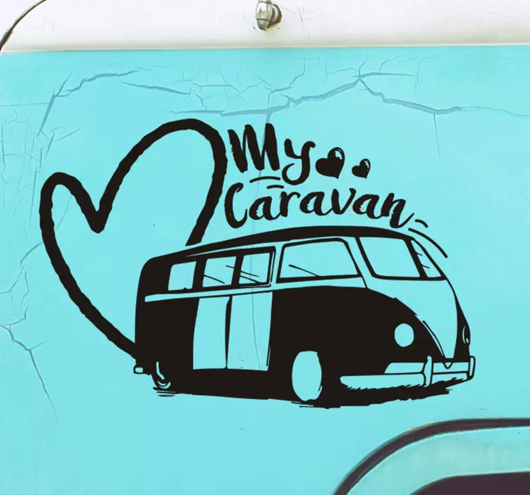 My caravan vehicle sticker - TenStickers