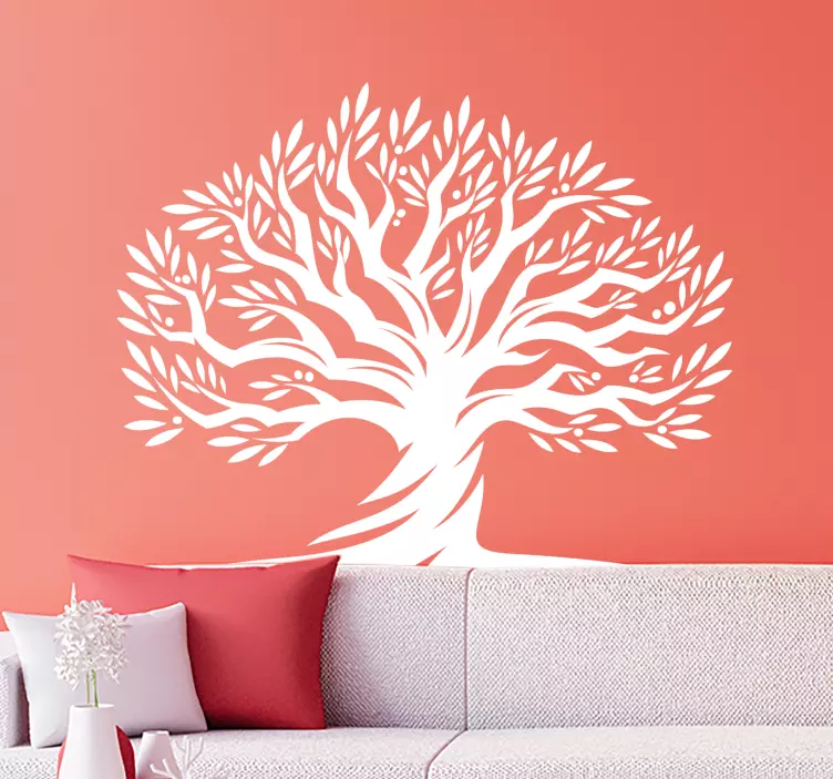 Olive tree Israel tree wall sticker - TenStickers