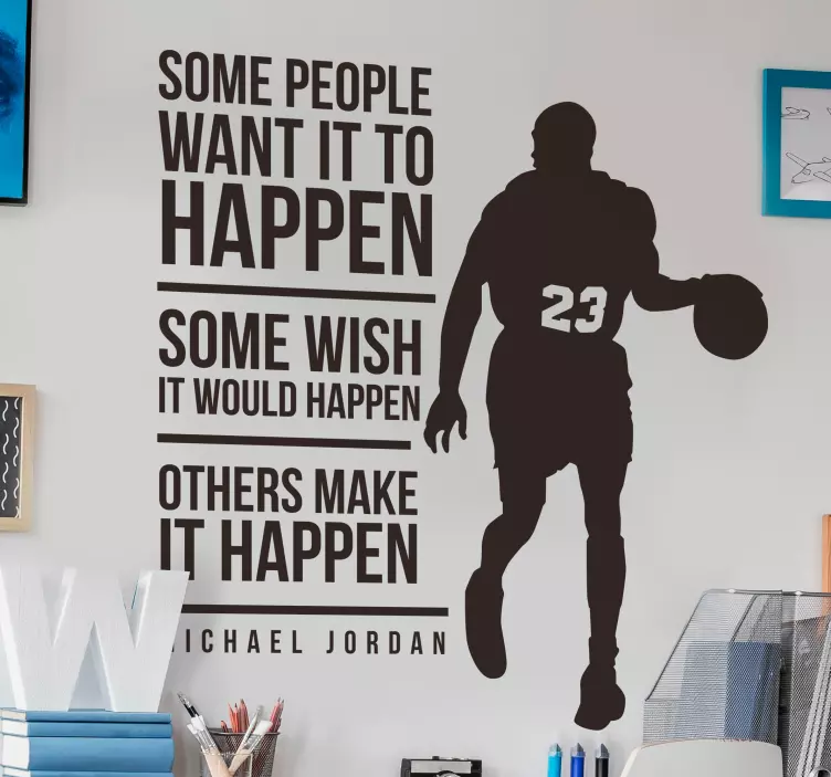 Others make it happen home wall text sticker - TenStickers
