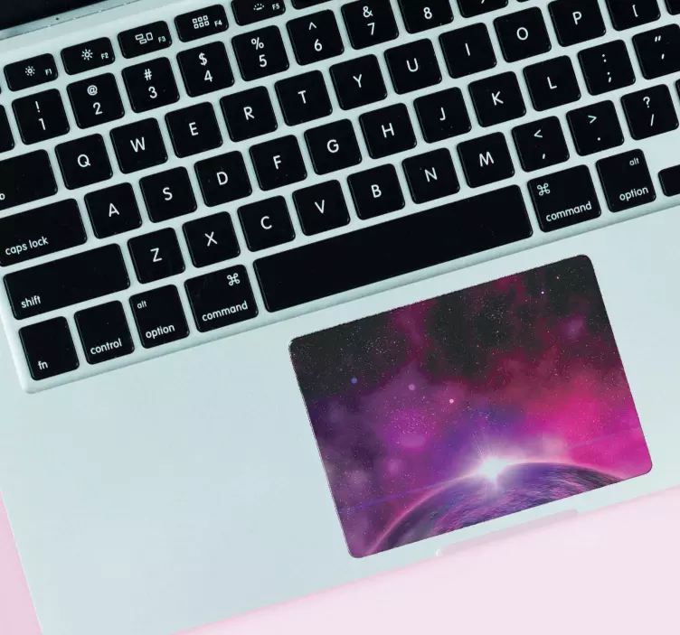 Outer Space Trackpad Sticker - TenStickers