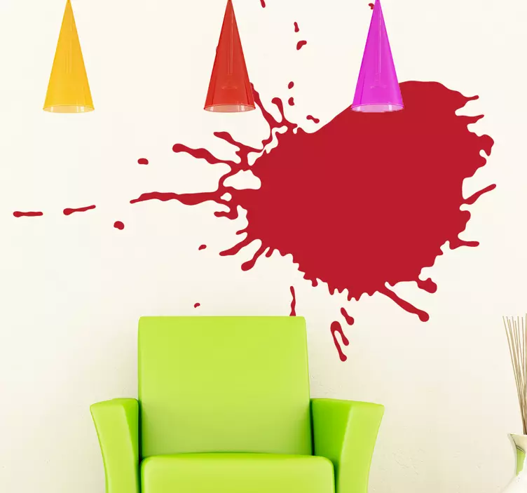 Paint Splash Decal - TenStickers
