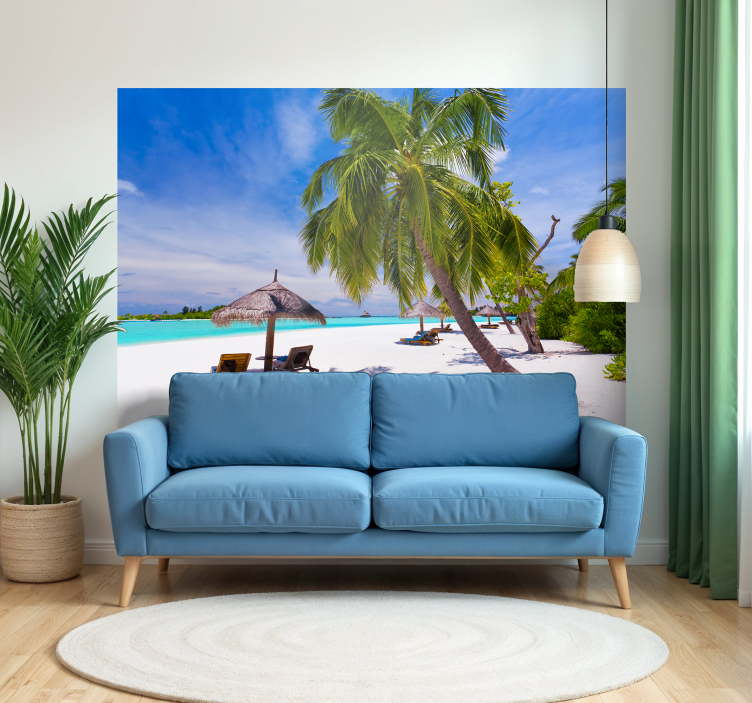Paradise Wall Mural Sticker - TenStickers