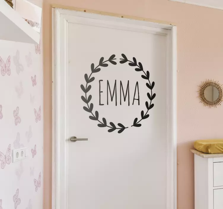 Personalised Room Kids Sticker - TenStickers