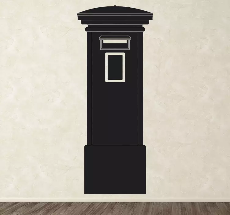 Classic Post Box Wall Sticker - TenStickers