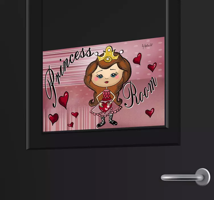 Princess Room Kids Decal - TenStickers