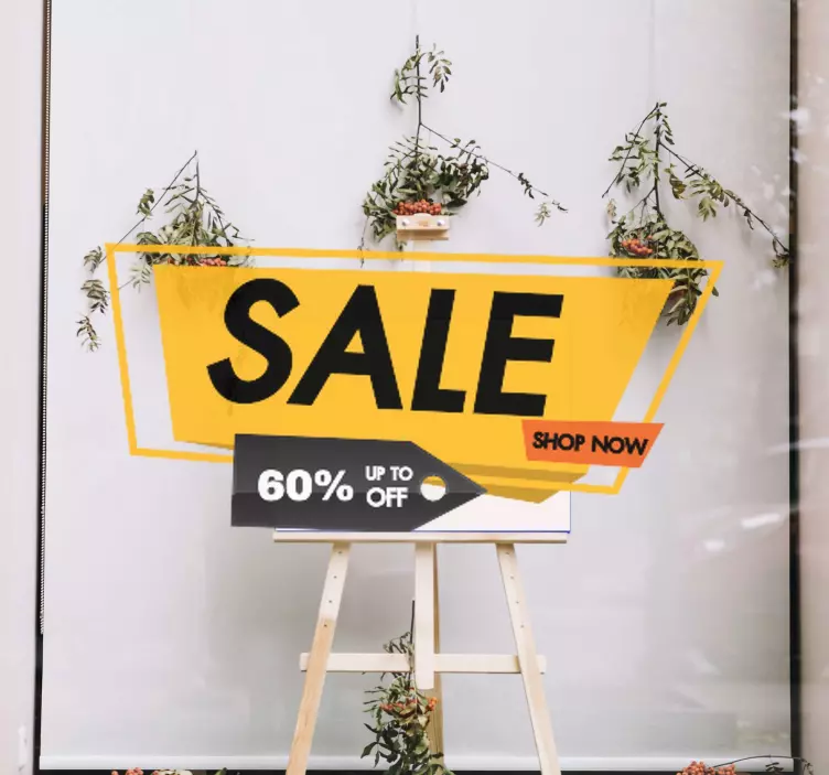 Promotional Offer Announcement sales sticker - TenStickers