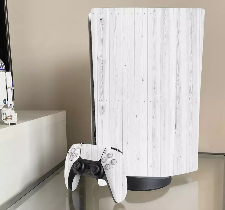 Ps5 skin wooden texture finish - TenStickers