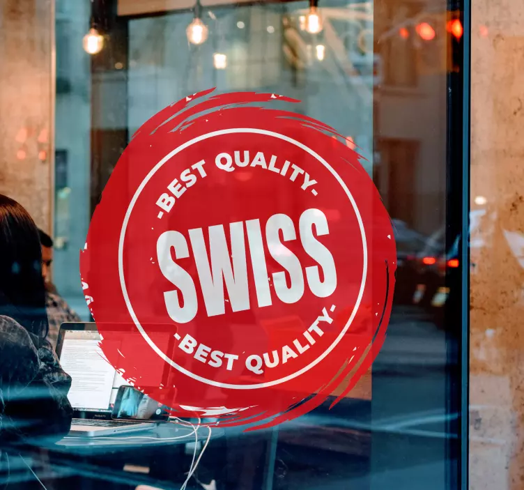 Quality Seal Emblem shop window sticker - TenStickers