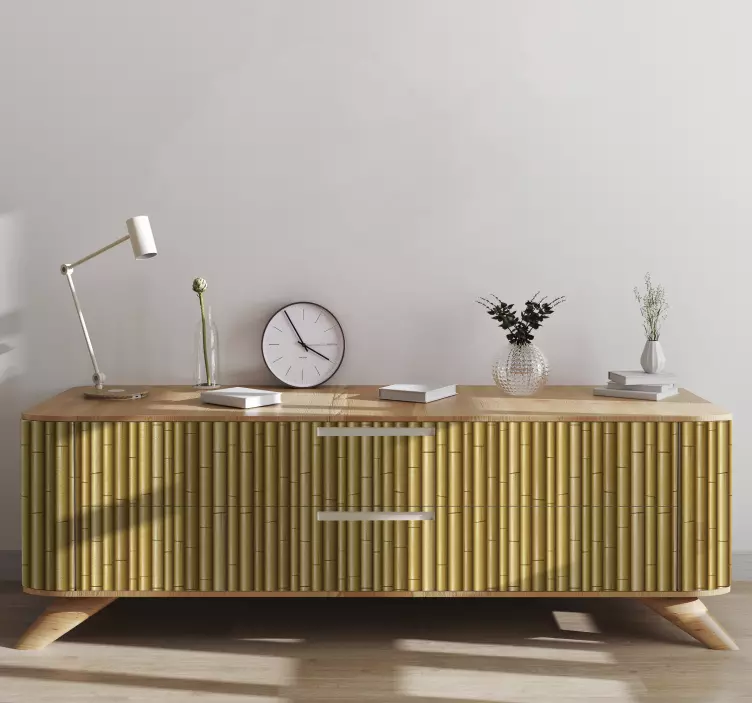 Rattan texture furniture sticker - TenStickers