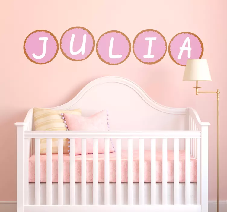 Rusk with mice girl window sticker - TenStickers