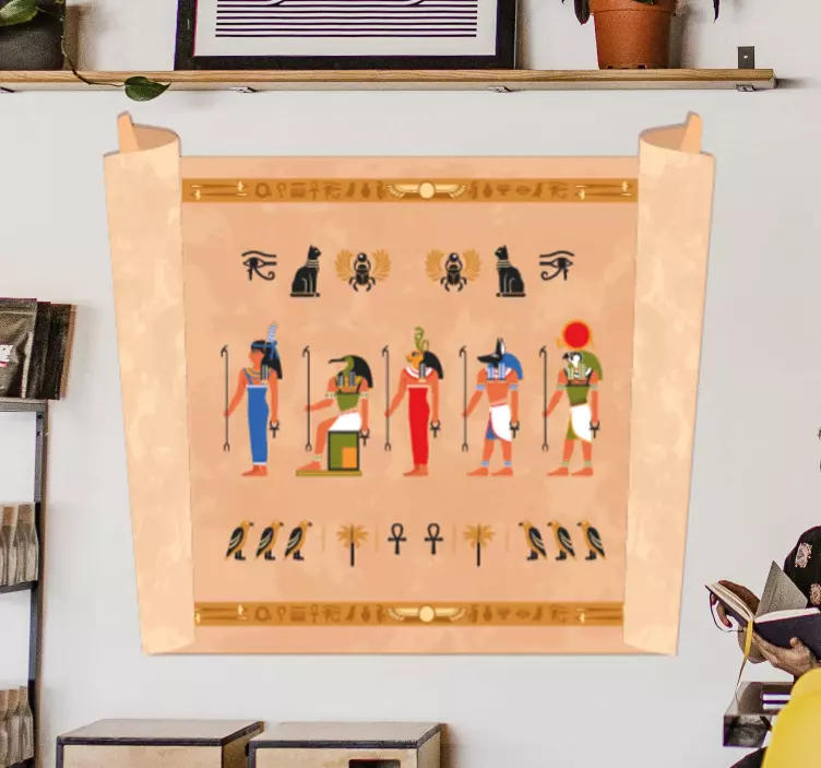 Set of ancient Egyptian figures politics decal - TenStickers