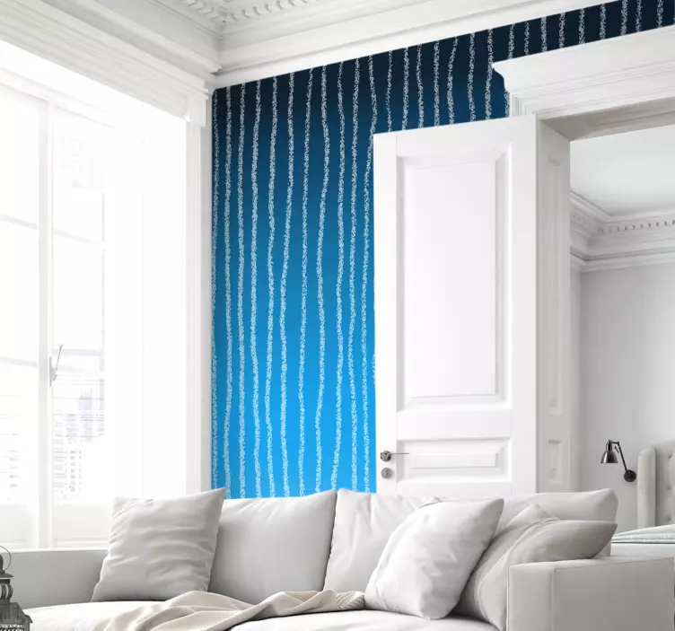 Shibori Wall Mural sticker - TenStickers