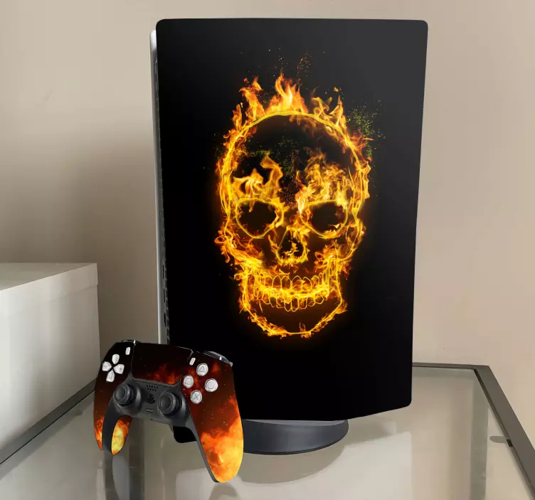 Skull of Dead PS5 sticker - TenStickers