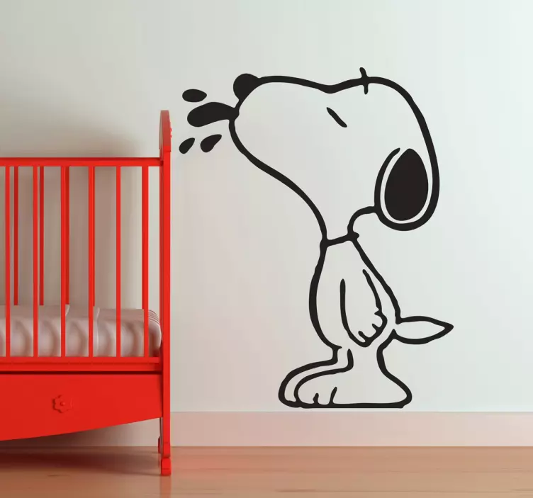 Snoopy Wall Sticker - TenStickers