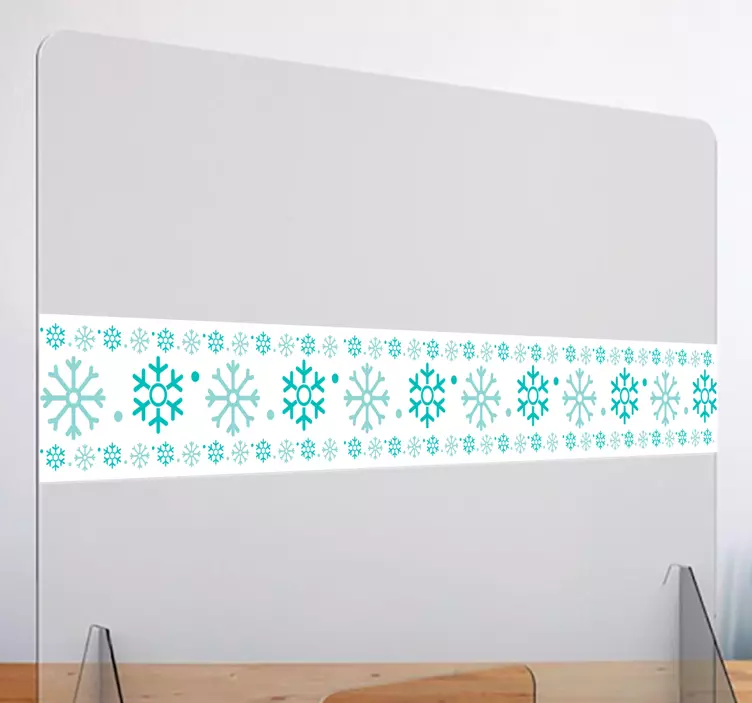 Snow piles christmas sticker - TenStickers