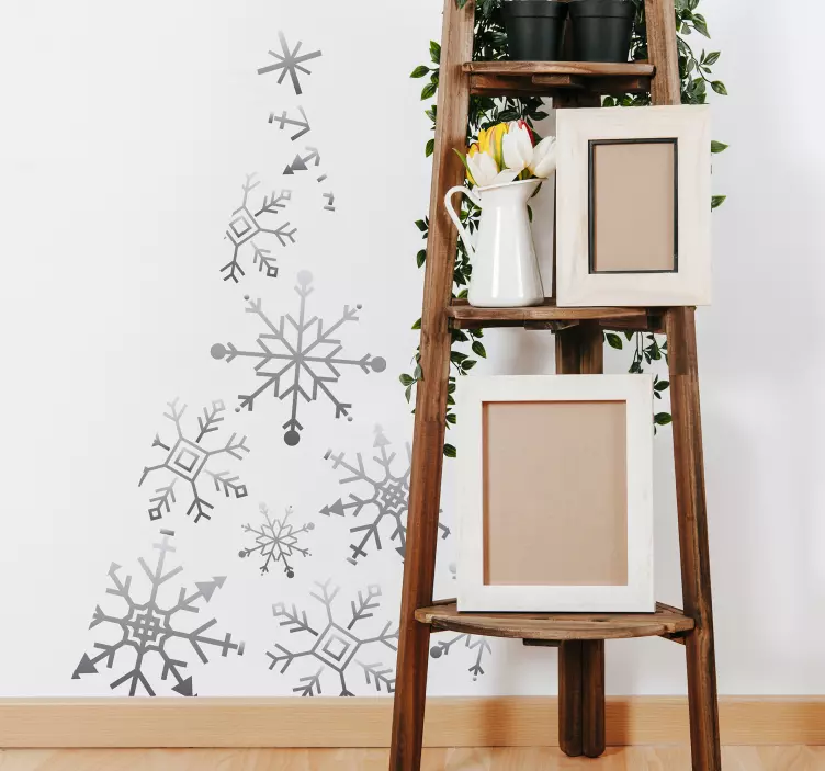 Snowflakes Wall Sticker - TenStickers